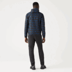 Men Lacoste V0ZN1195 Blue Black T92 SPORT Tennis Tracksuit - Image 3