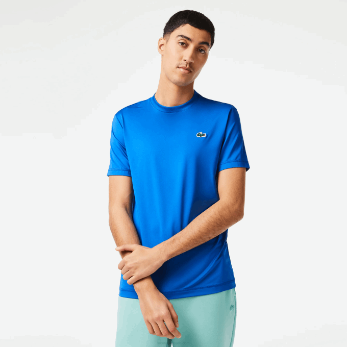 men_lacoste_v0zn120_blue_kxb_sport_slim_fit_stretch_jersey_t_shirt.png Men Lacoste V0ZN120 Blue KXB SPORT Slim Fit Stretch Jersey T-Shirt - Image 1