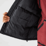 Men Lacoste V0ZN1210 Black 031 Quilted Water-Repellent Jacket - Image 4