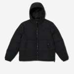 Men Lacoste V0ZN1210 Black 031 Quilted Water-Repellent Jacket - Image 5