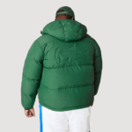 Men Lacoste V0ZN1211 Green 132 Quilted Water-Repellent Jacket - Image 4