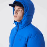 Men Lacoste V0ZN1213 Blue K1Q Quilted Water-Repellent Jacket - Image 7