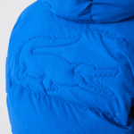 Men Lacoste V0ZN1213 Blue K1Q Quilted Water-Repellent Jacket - Image 8