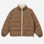 Men Lacoste V0ZN1225 White Beige 7DX Water-Repellent Reversible Jacket - Image 7