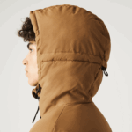 Men Lacoste V0ZN1227 Brown Black Green TPV Quilted Colorblock Water-Repellent Jacket - Image 7