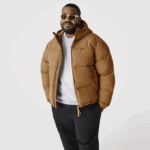 Men Lacoste V0ZN1231 Brown Z0W Quilted Water-Repellent Jacket - Image 3