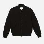 Men Lacoste V0ZN1242 Black 031 Insulated Padded Bomber Jacket - Image 5