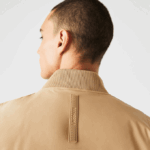 Men Lacoste V0ZN1243 Beige 02S Insulated Padded Bomber Jacket - Image 7