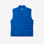 Men Lacoste V0ZN1251 Blue K1Q Padded Water-Repellent Vest - Image 5
