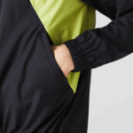 Men Lacoste V0ZN1254 Black Yellow 60R SPORT Packable Windbreaker - Image 8