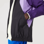Men Lacoste V0ZN1255 Black Purple 6KB SPORT Packable Windbreaker - Image 7