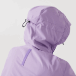 Men Lacoste V0ZN1256 Purple GFU Water-Repellent Parka - Image 5