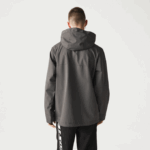 Men Lacoste V0ZN1257 Black 031 Water-Repellent Parka - Image 3
