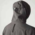 Men Lacoste V0ZN1257 Black 031 Water-Repellent Parka - Image 6