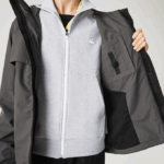 Men Lacoste V0ZN1257 Black 031 Water-Repellent Parka - Image 7