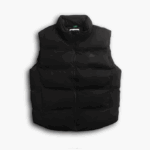 Men Lacoste V0ZN1259 Black 031 Fold Away Hood Vest