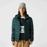 Men Lacoste V0ZN1265 Green YZP Quilted Hooded Jacket - Image 9