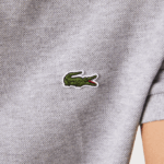 Men Lacoste V0ZN1267 Grey Chine YRD Original L.12.12 Slim Fit Polo - Image 7