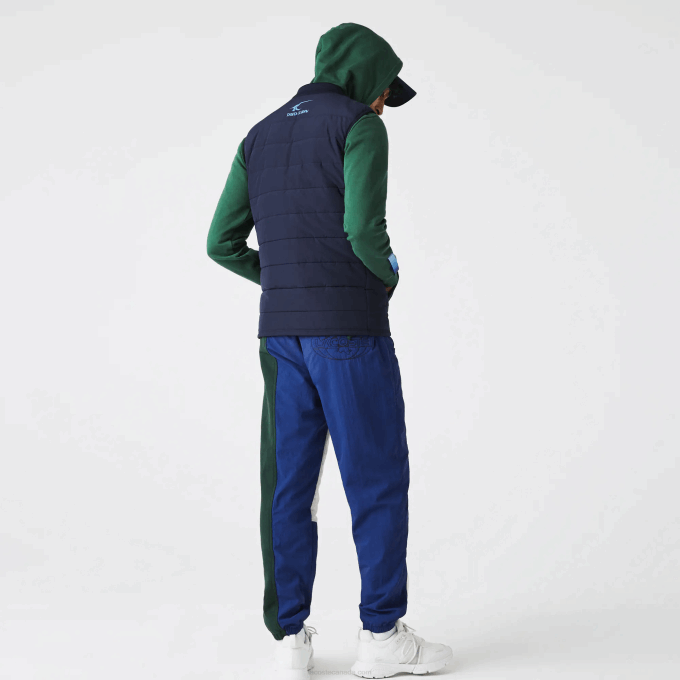 Men Lacoste V0ZN1279 Navy Blue F65 SPORT x Theo Curin Vest Jacket - Image 3