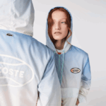 Men Lacoste V0ZN1280 Blue White Turquoise 3UX LIVE Light Pullover Windbreaker - Image 10