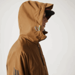 Men Lacoste V0ZN1293 Brown Z0W Branded Twill Jacket - Image 9