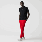 Men Lacoste V0ZN129 Grey EL6 Original L.12.12 Heathered Polo - Image 2