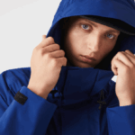 Men Lacoste V0ZN1308 Blue BDM Water-Resistant Quilted Parka - Image 2