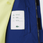 Men Lacoste V0ZN1308 Blue BDM Water-Resistant Quilted Parka - Image 7