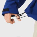 Men Lacoste V0ZN1308 Blue BDM Water-Resistant Quilted Parka - Image 9