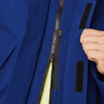 Men Lacoste V0ZN1308 Blue BDM Water-Resistant Quilted Parka - Image 10