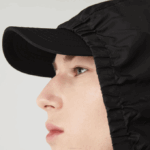 Men Lacoste V0ZN1314 Black 031 Water-Resistant Short Zip Jacket - Image 2