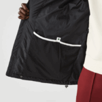Men Lacoste V0ZN1317 Black 031 Detachable Hood Long Puffer Coat - Image 10