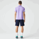 Men Lacoste V0ZN1331 Navy Blue 423 SPORT Regular Fit Seamless Tennis Shorts - Image 3