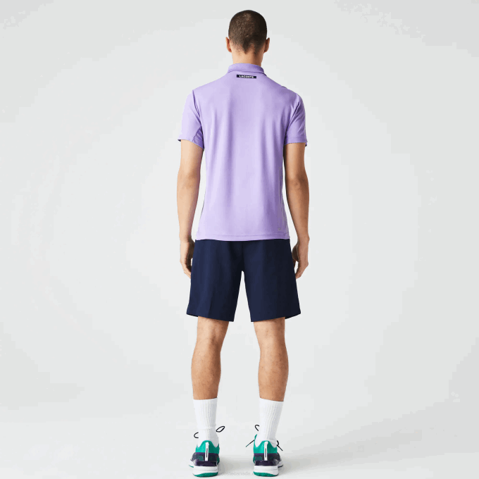 Men Lacoste V0ZN1331 Navy Blue 423 SPORT Regular Fit Seamless Tennis Shorts - Image 3