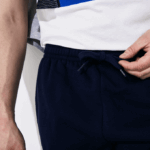 Men Lacoste V0ZN1338 Navy Blue 166 SPORT Tennis Fleece Shorts - Image 5