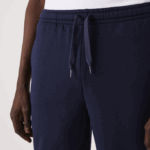 Men Lacoste V0ZN1338 Navy Blue 166 SPORT Tennis Fleece Shorts - Image 7