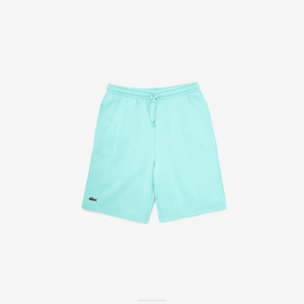 Men Lacoste V0ZN1340 Green 3KN SPORT Tennis Fleece Shorts