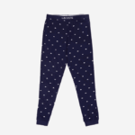 Men Lacoste V0ZN1353 Navy Blue White 525 Jersey Pajama Pants