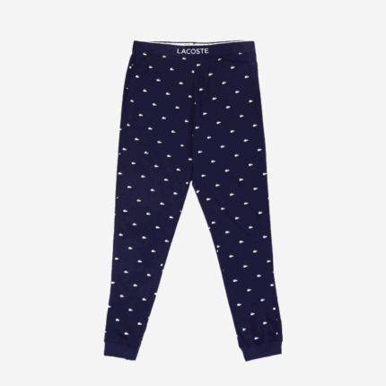 Men Lacoste V0ZN1353 Navy Blue White 525 Jersey Pajama Pants