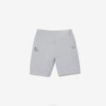Men Lacoste V0ZN1355 Grey Chine CCA Reflective Print Shorts - Image 5