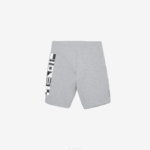 Men Lacoste V0ZN1355 Grey Chine CCA Reflective Print Shorts - Image 6