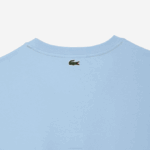 Men Lacoste V0ZN135 Blue HBP Loose Fit Cotton T-shirt - Plus Size - Tall - Image 3
