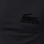 Men Lacoste V0ZN1387 Black C31 Cotton Fleece Lounge Sweatshirt - Image 4