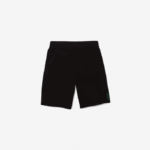 Men Lacoste V0ZN1390 Black 031 Stretch Cotton Blend Shorts - Image 5