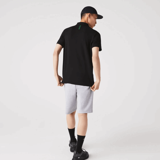 Men Lacoste V0ZN1391 Grey Chine CCA Stretch Cotton Blend Shorts - Image 3