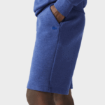 Men Lacoste V0ZN1392 Blue Chine HJD Stretch Cotton Blend Shorts - Image 4