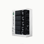 Men Lacoste V0ZN1400 Grey XB4 5-Pack Logo Waist Boxers - Image 2