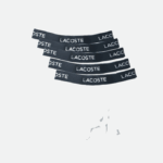 Men Lacoste V0ZN1413 White 001 5-pack Stretch Cotton Trunks