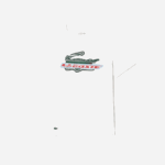 Men Lacoste V0ZN141 White 001 SPORT Regular Fit Organic Cotton T-Shirt