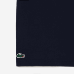 Men Lacoste V0ZN142 Navy Blue 166 SPORT Regular Fit Organic Cotton T-Shirt - Image 6